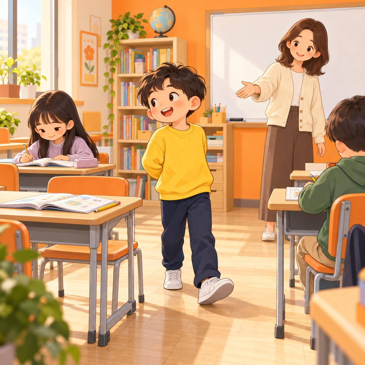 말 많은 우리 친구, 드디어 영어를 읽기 시작했어요! 본문 이미지